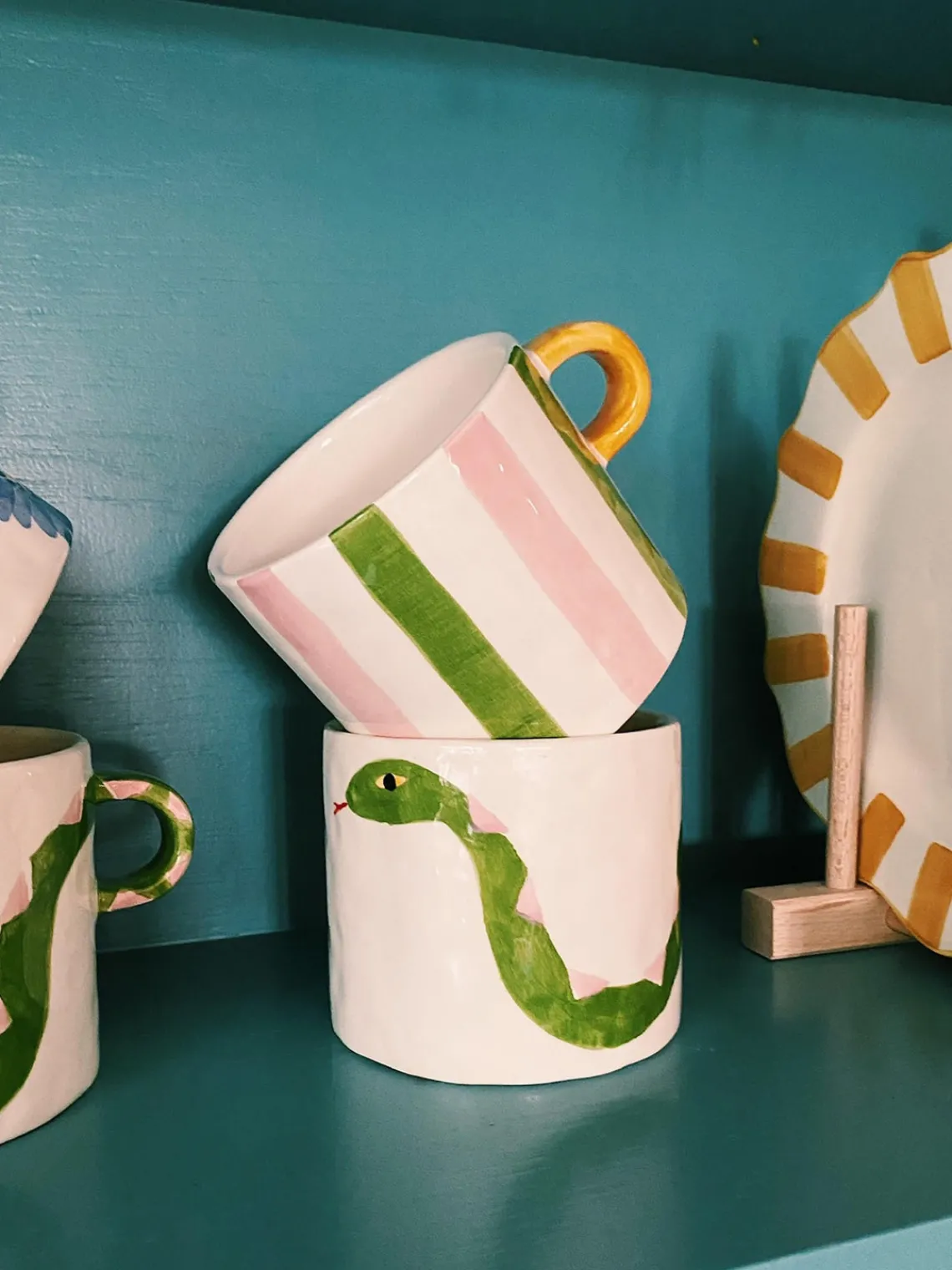 Discount Anna + Nina Peints à la main tasse Ribbon