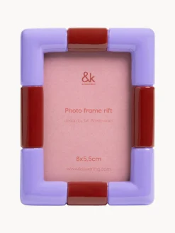 Online &k Amsterdam Petit cadre photo Rift Lie de vin, lavande