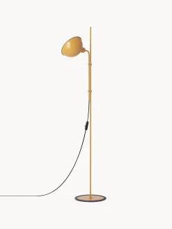 Online Marset Petit lampadaire orientable Funiculí Jaune moutarde, haute brillance