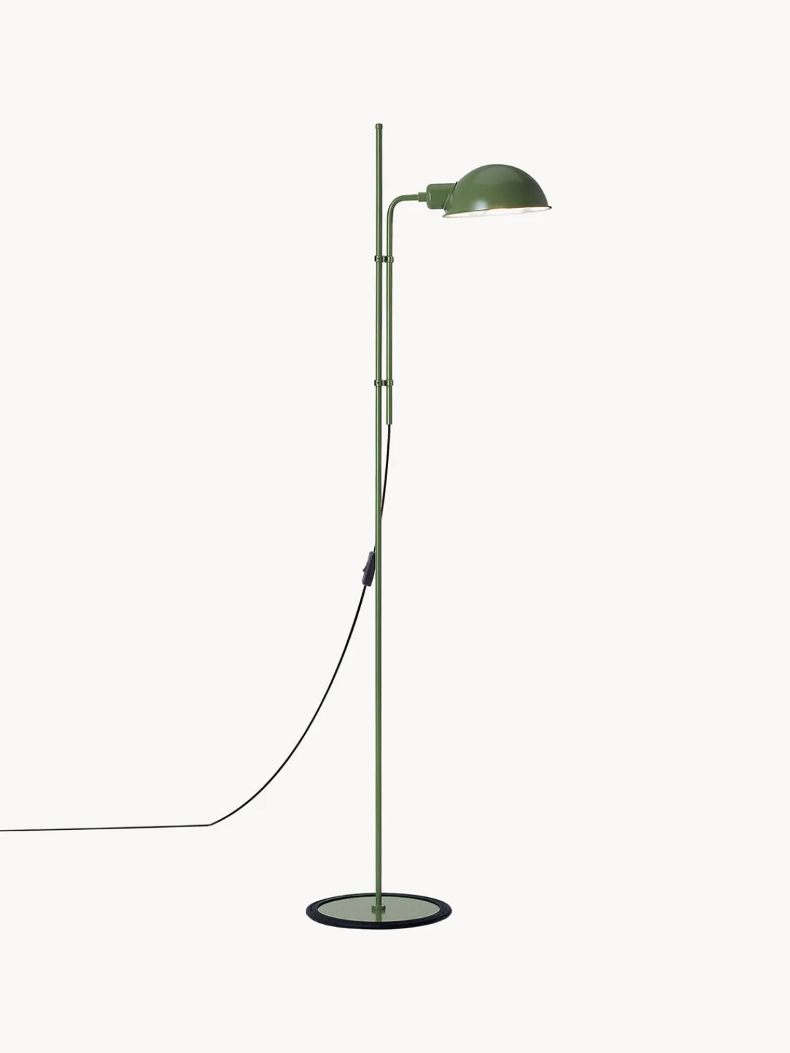 New Marset Petit lampadaire orientable Funiculí Vert foncé, haute brillance