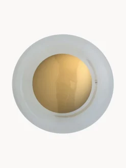Outlet EBB & FLOW Petit plafonnier/applique murale soufflé bouche Horizon Transparent, doré