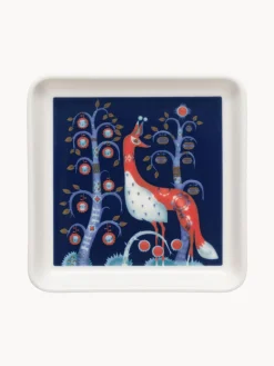 New iittala Petit plat de service en porcelaine Taika Bleu foncé