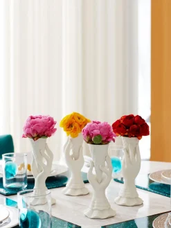 New Jonathan Adler Petit vase en porcelaine I-Scream