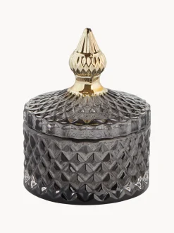 Clearance Lene Bjerre Petite boîte de rangement Myan Anthracite, doré
