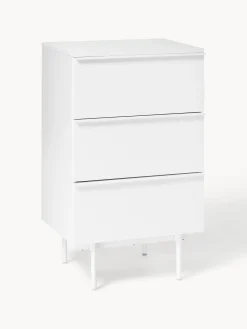 Best Westwing Collection Petite commode en bois Elona Blanc, mat