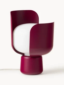 Best FontanaArte Petite lampe à poser artisanale Blom Blanc, prune