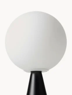 Discount FontanaArte Petite lampe à poser artisanale Bilia Blanc, noir