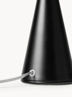 Discount FontanaArte Petite lampe à poser artisanale Bilia Blanc, noir