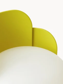 Fashion FontanaArte Petite lampe à poser artisanale Blom Blanc, vert clair