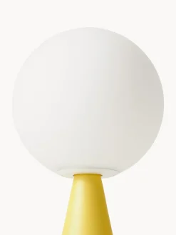 Online FontanaArte Petite lampe à poser artisanale Bilia Blanc, jaune citron
