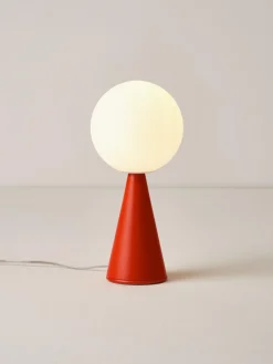 Best FontanaArte Petite lampe à poser artisanale Bilia Blanc, rouge
