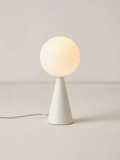 Best FontanaArte Petite lampe à poser artisanale Bilia Blanc