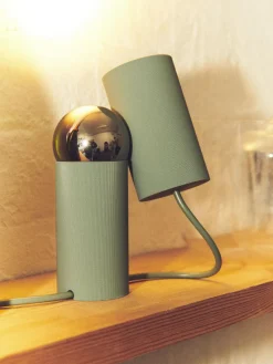New Flos Petite lampe à poser Bilboquet Vert sauge, argenté