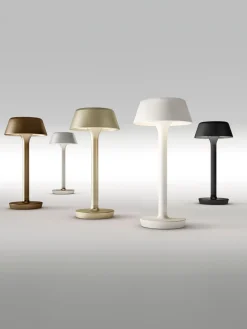 Discount Panzeri Petite lampe à poser LED avec port USB Firefly In The Sky Doré, foncé