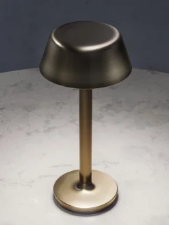 Discount Panzeri Petite lampe à poser LED avec port USB Firefly In The Sky Doré, foncé