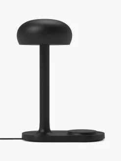 Sale Eva Solo Petite lampe à poser LED avec dock de chargement Emendo, intensité lumineuse variable Noir