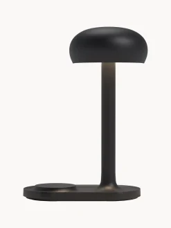 Sale Eva Solo Petite lampe à poser LED avec dock de chargement Emendo, intensité lumineuse variable Noir