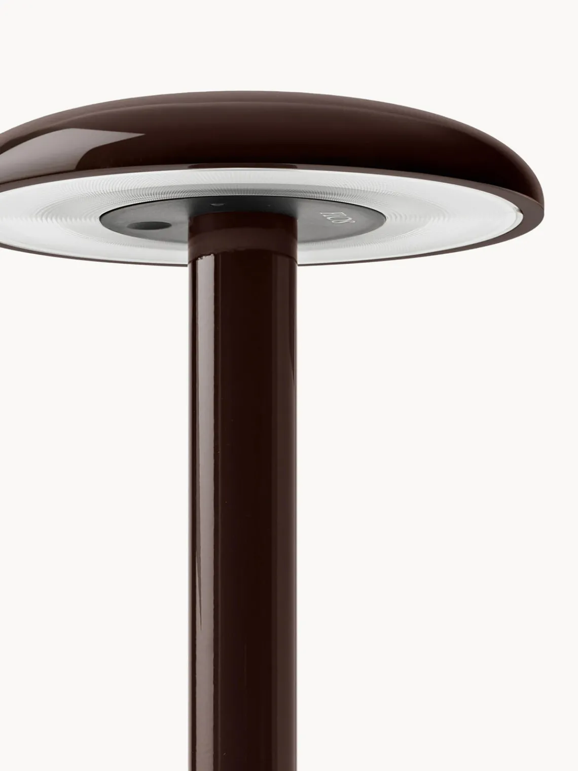 Fashion Flos Petite lampe à poser LED Gustave, intensité lumineuse variable Brun, haute brillance