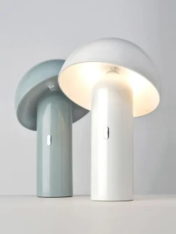 Online sompex Petite lampe à poser LED mobile, à intensité variable Svamp Blanc