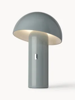 Best sompex Petite lampe à poser LED mobile Svamp, intensité lumineuse variable Gris-bleu