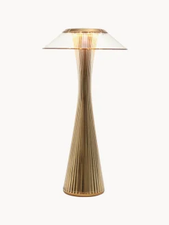 Outlet Kartell Petite lampe à poser LED mobile Space Doré