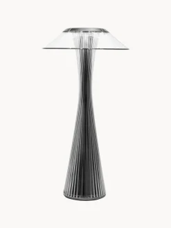Hot Kartell Petite lampe à poser LED mobile Space Noir métallique