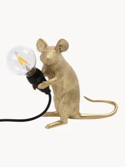 Best SELETTI Petite lampe à poser LED Mouse Doré