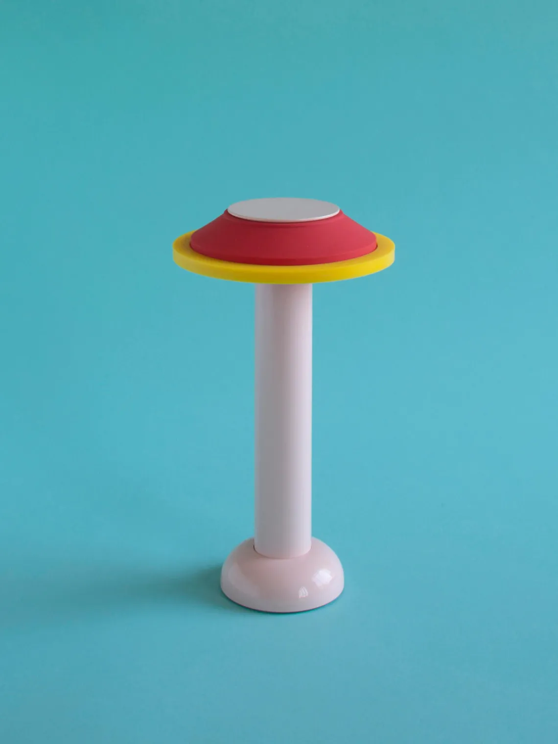 Clearance Sowden Petite lampe à poser LED mobile PL2, intensité lumineuse variable Pêche, rouge corail, jaune, blanc