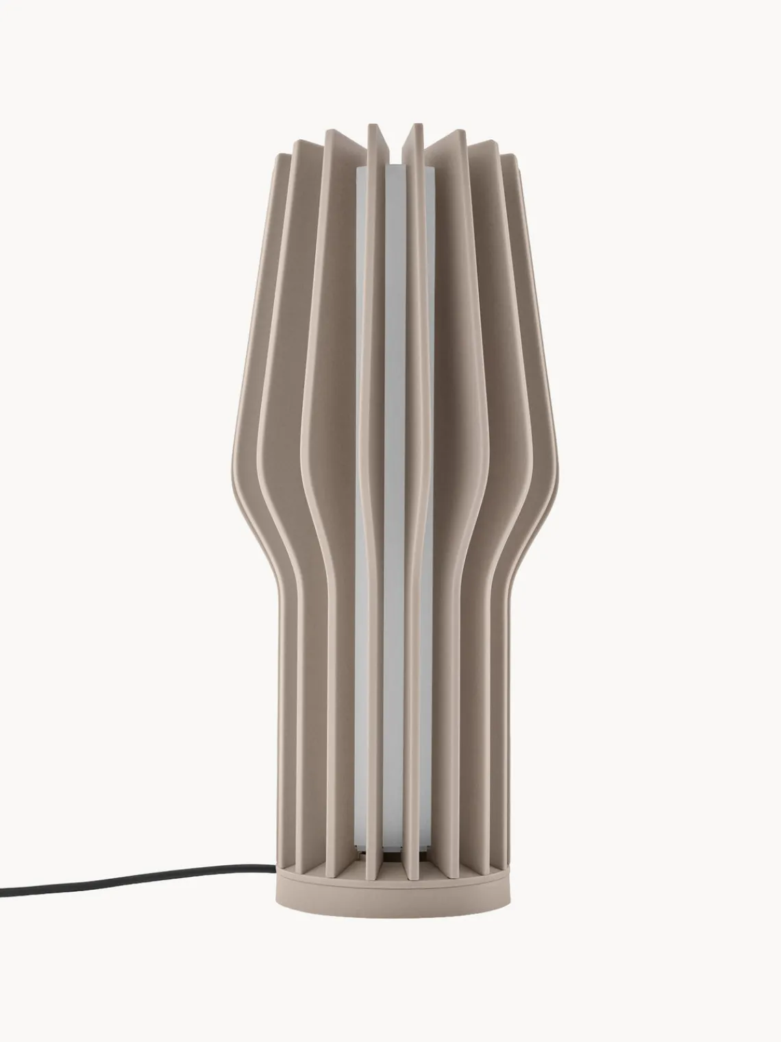 Hot Eva Solo Petite lampe à poser LED mobile Radiant, intensité lumineuse variable Beige clair