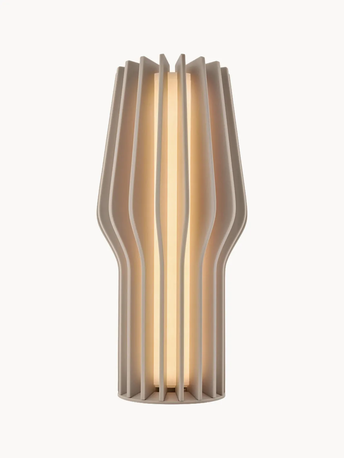 Hot Eva Solo Petite lampe à poser LED mobile Radiant, intensité lumineuse variable Beige clair
