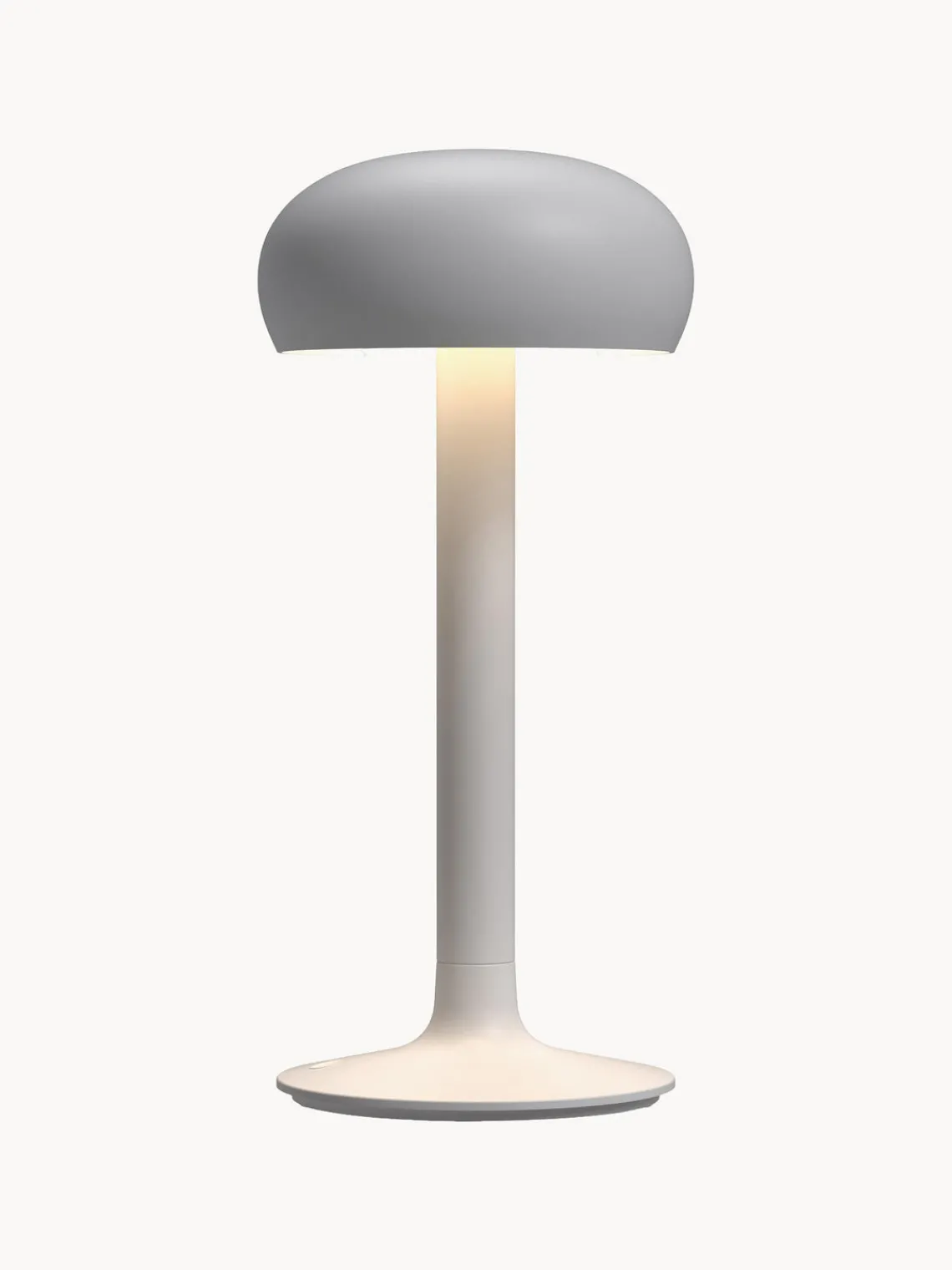 Outlet Eva Solo Petite lampe à poser LED mobile Emendo, intensité lumineuse variable Gris clair