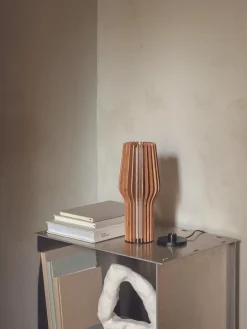 New Eva Solo Petite lampe à poser LED mobile Radiant, intensité lumineuse variable Bois de chêne