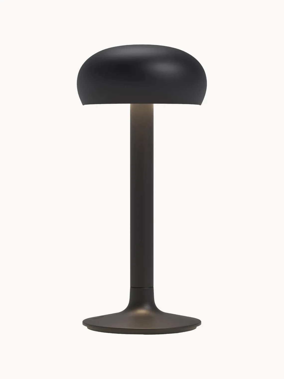 New Eva Solo Petite lampe à poser LED mobile Emendo, intensité lumineuse variable Noir