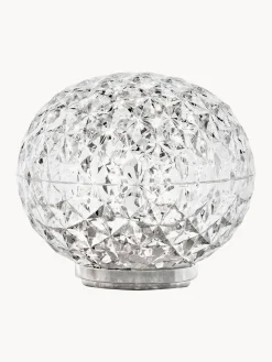 Outlet Kartell Petite lampe à poser LED mobile Mini Planet, intensité lumineuse variable Transparent, argenté
