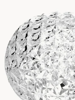 Outlet Kartell Petite lampe à poser LED mobile Mini Planet, intensité lumineuse variable Transparent, argenté