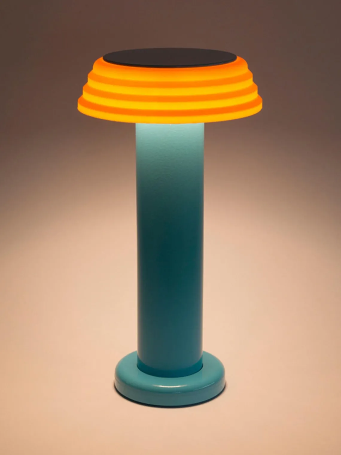 Outlet Sowden Petite lampe à poser LED mobile PL1, intensité lumineuse variable Orange, turquoise