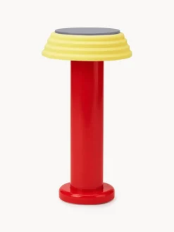 Fashion Sowden Petite lampe à poser LED mobile PL1, intensité lumineuse variable Jaune pâle, rouge