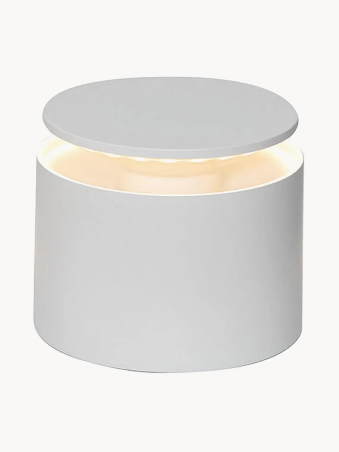 Outlet zafferano Petite lampe à poser LED mobile Push-Up, intensité lumineuse variable Blanc, mat