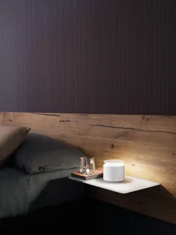 Outlet zafferano Petite lampe à poser LED mobile Push-Up, intensité lumineuse variable Blanc, mat