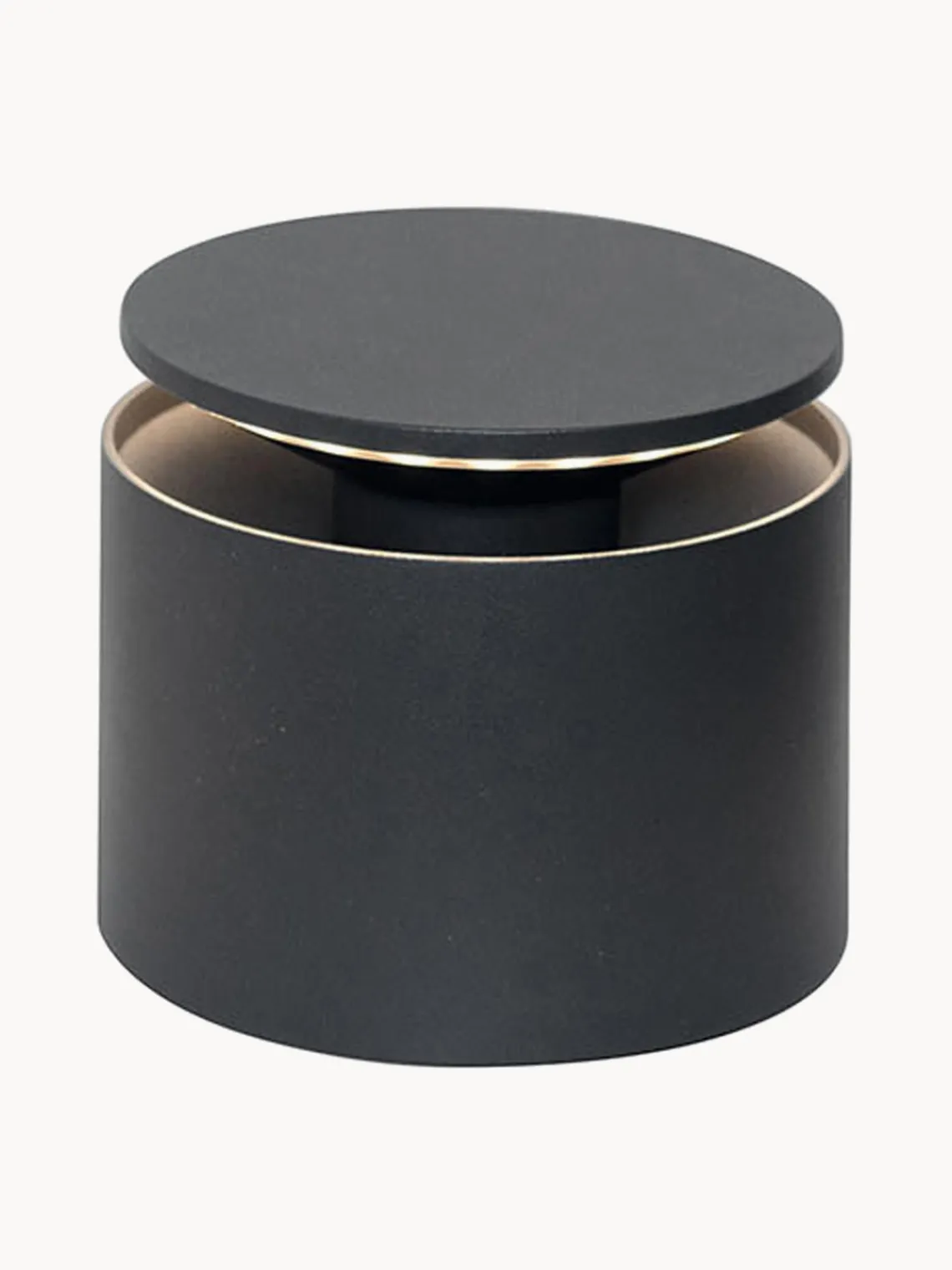 New zafferano Petite lampe à poser LED mobile Push-Up, intensité lumineuse variable Anthracite, mat