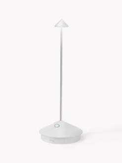 Best zafferano Petite lampe à poser LED mobile Pina, intensité lumineuse variable Blanc
