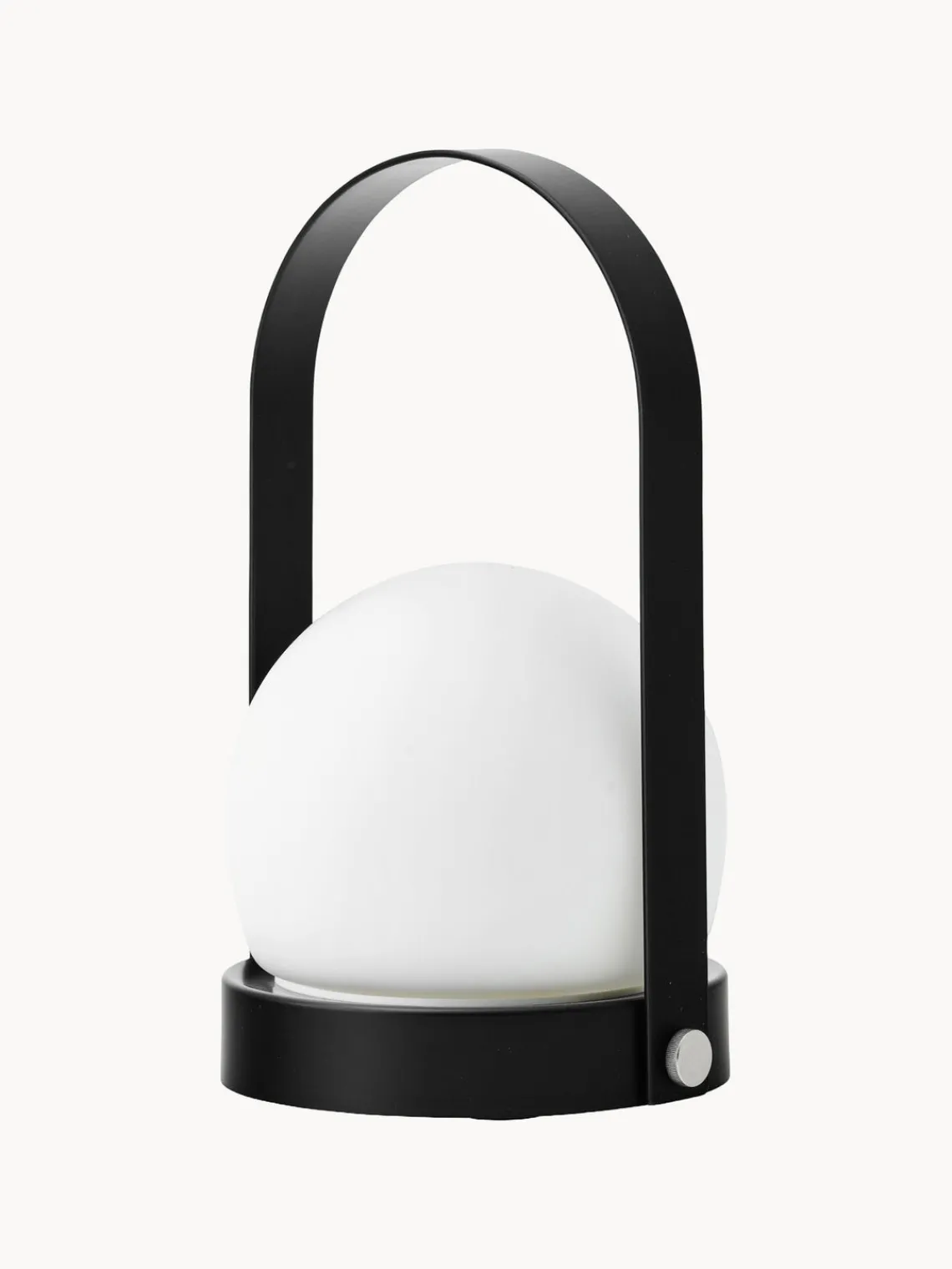 Discount Audo Copenhagen Petite lampe à poser mobile Carrie, à intensité variable Blanc, noir