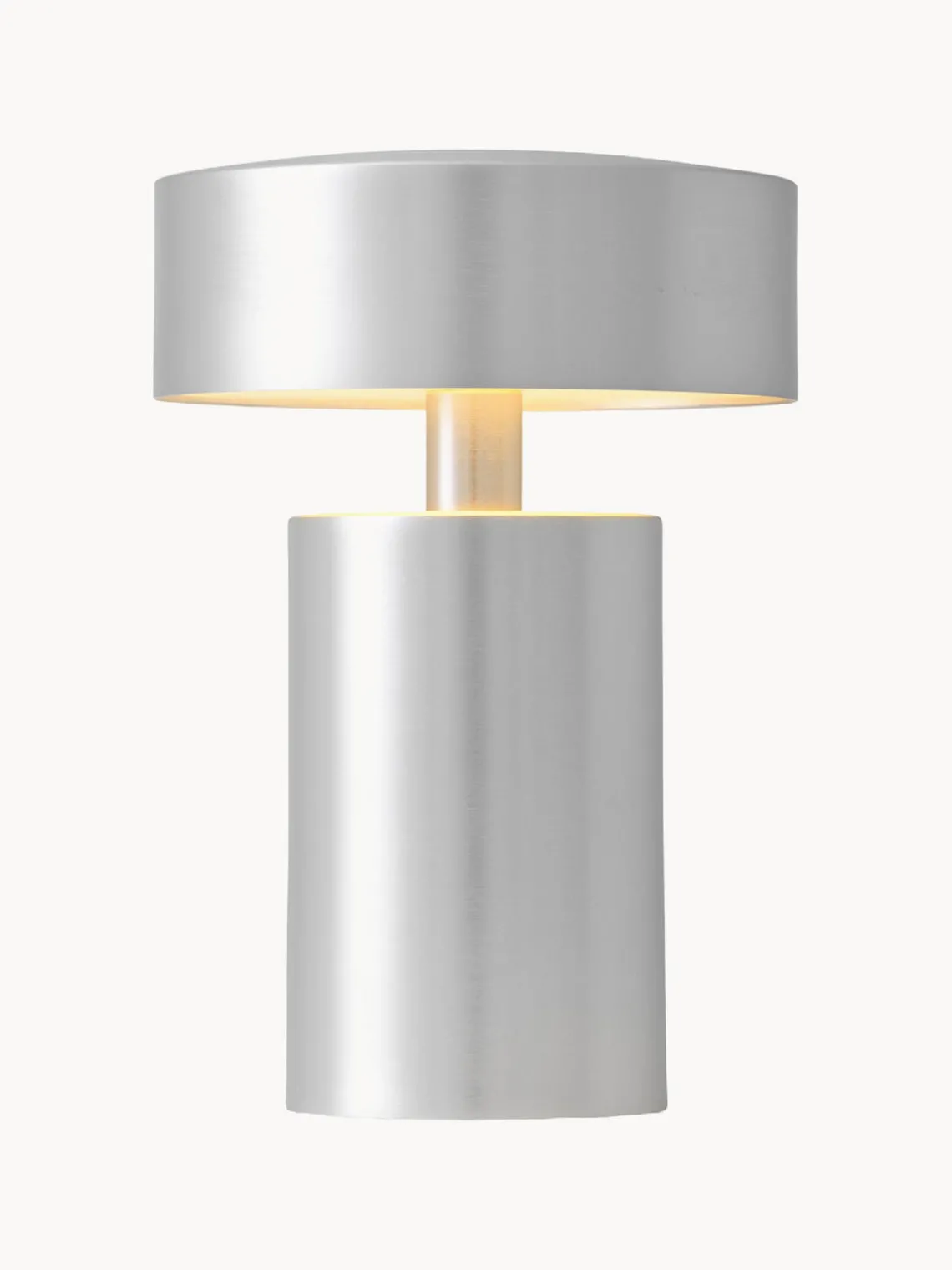 Online Audo Copenhagen Petite lampe à poser mobile Column, intensité lumineuse variable Argenté