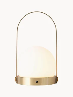 Hot Audo Copenhagen Petite lampe à poser mobile Carrie, intensité lumineuse variable Blanc, doré