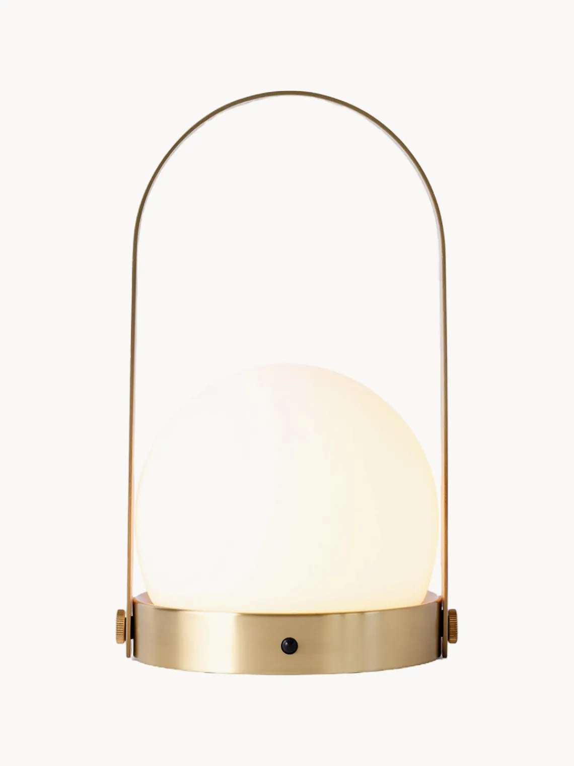 Hot Audo Copenhagen Petite lampe à poser mobile Carrie, intensité lumineuse variable Blanc, doré