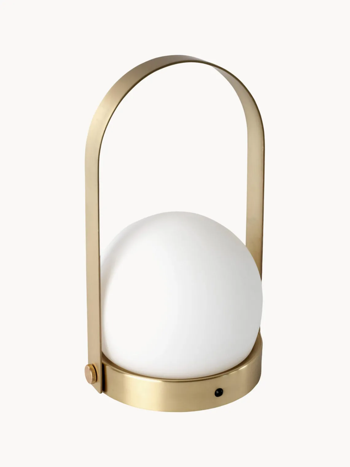 Hot Audo Copenhagen Petite lampe à poser mobile Carrie, intensité lumineuse variable Blanc, doré
