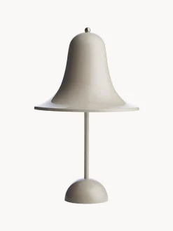 Clearance Verpan Petite lampe à poser mobile LED Pantop, design Verner Panton Grège, haute brillance