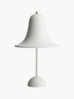 Sale Verpan Petite lampe à poser mobile LED Pantop, design Verner Panton Blanc, mat
