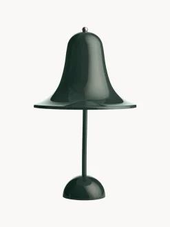 Outlet Verpan Petite lampe à poser mobile LED Pantop, design Verner Panton Vert foncé, haute brillance