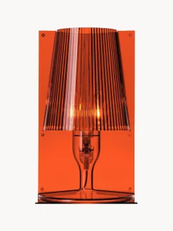 Discount Kartell Petite lampe à poser Take Terracotta, transparent